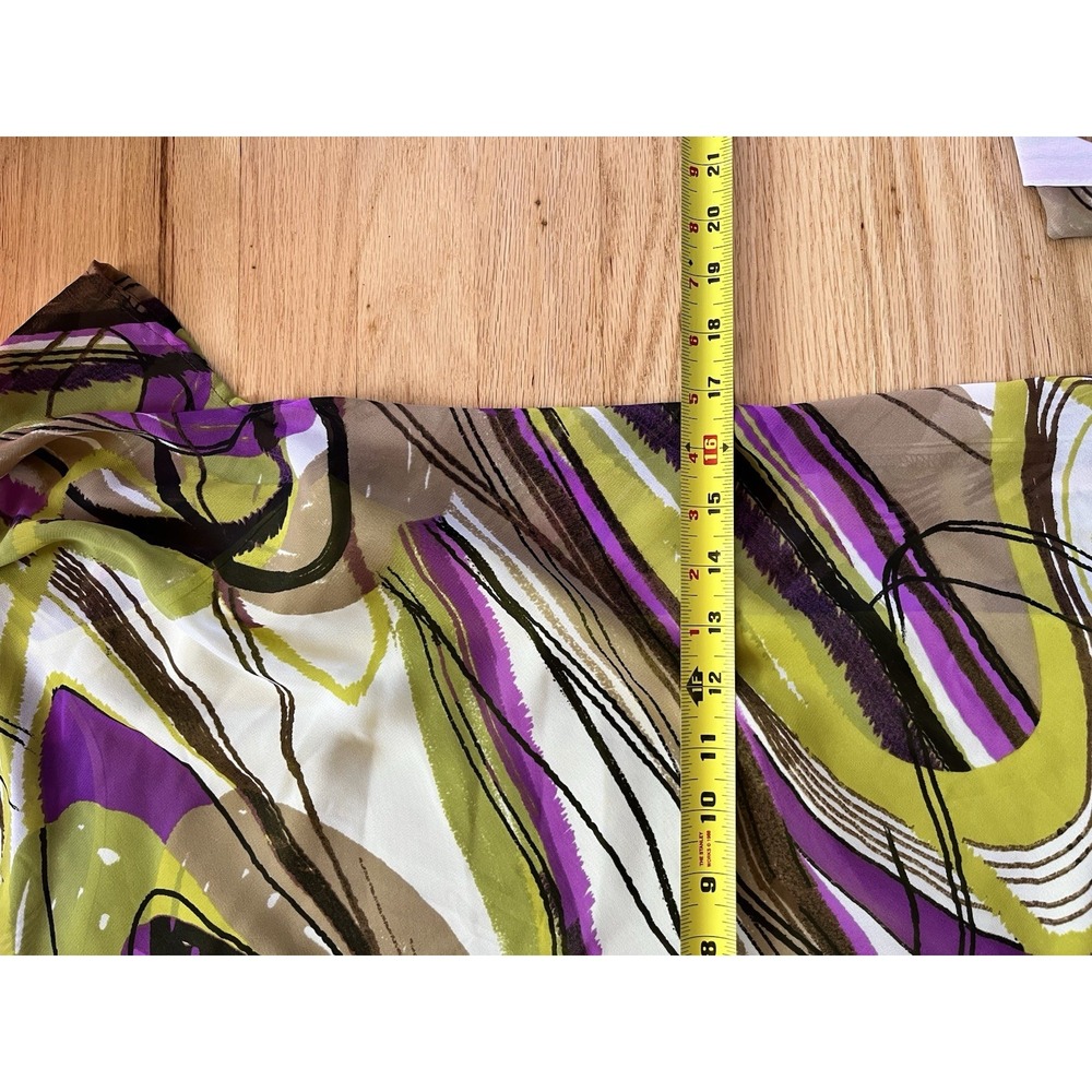 VTG Worthington Blouse Multicolored Belted Top Whimsigoth Funky Y2K 90s‎ - Picture 10 of 11
